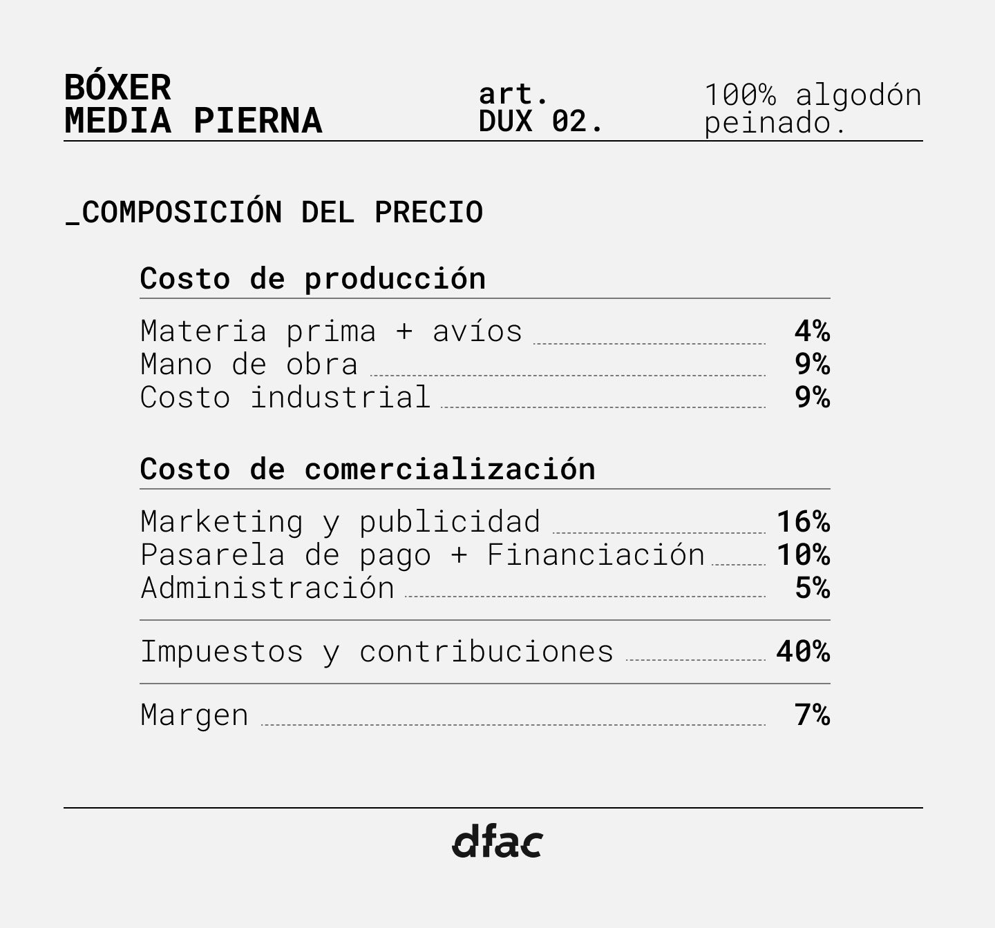 Pack x3 Bóxer Media Pierna