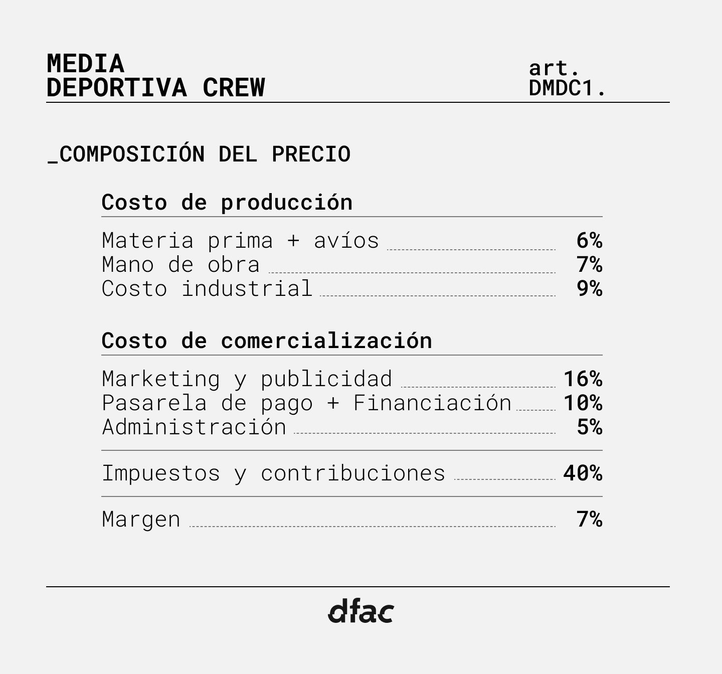 Pack x3 Media Deportiva Crew