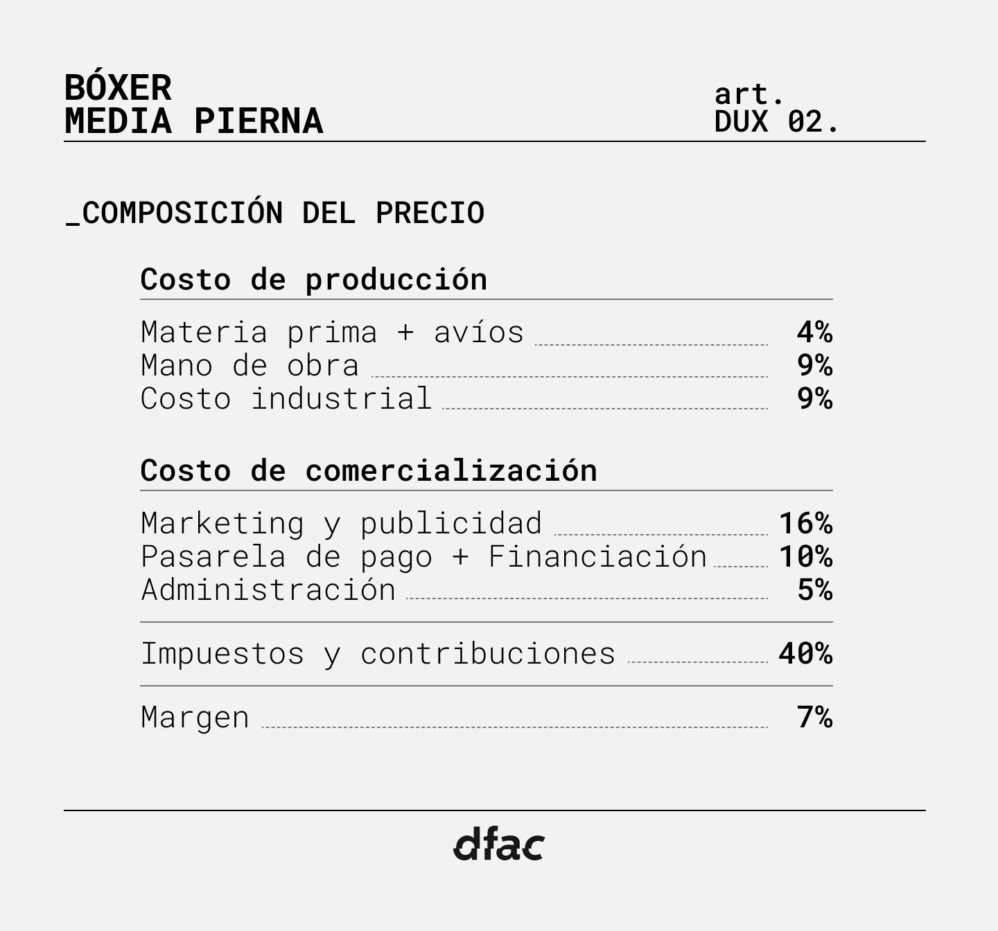 Pack x3 Bóxer Media Pierna