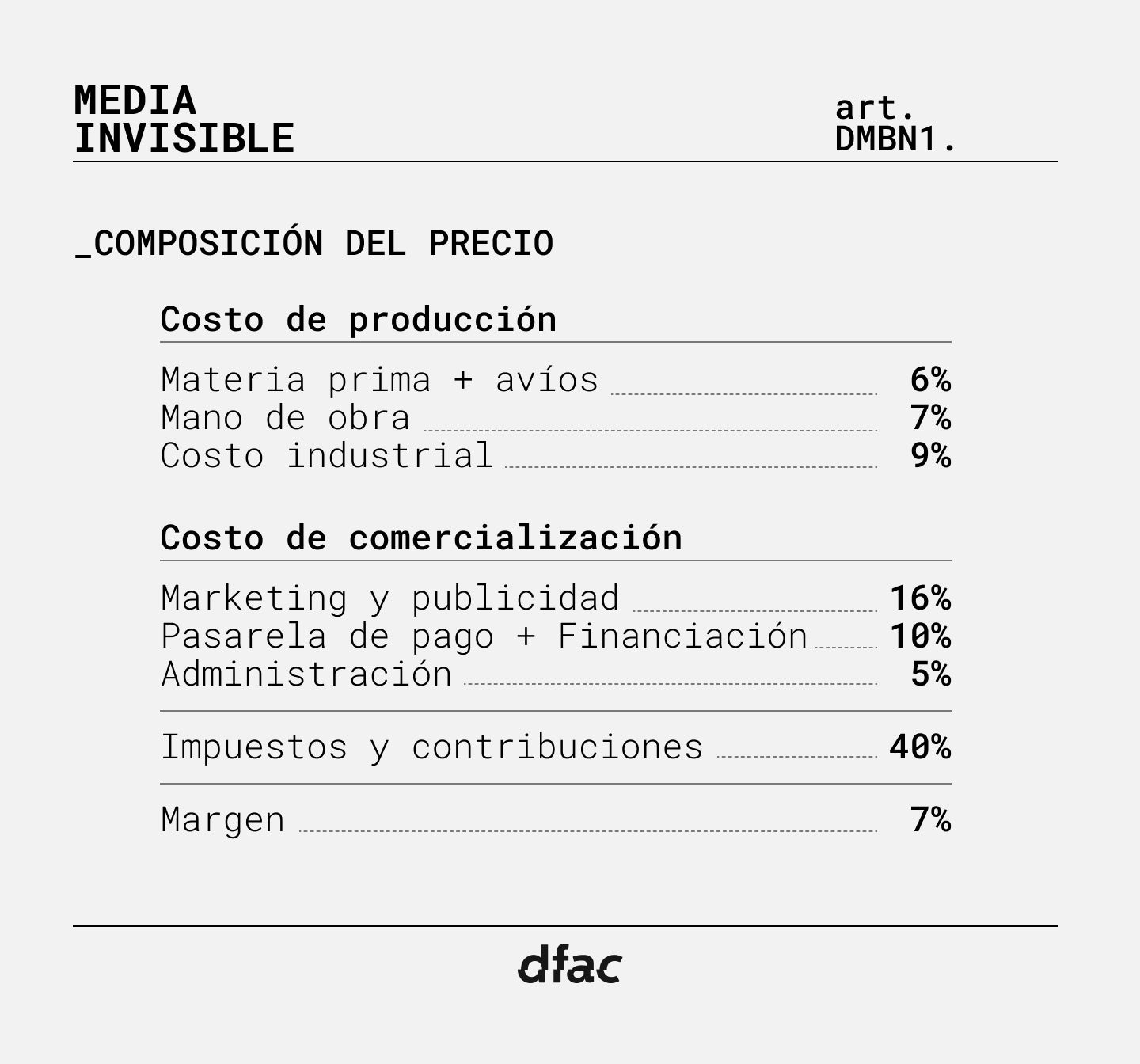 Pack x3 Media Invisible